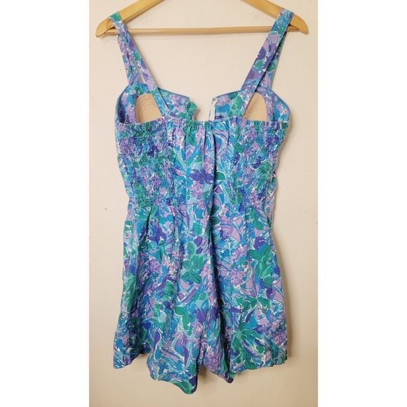 Vintage Ceeb Swim Romper Modest Swimsuit Size 12 Onepiece Swimsuit 80s 90s - Picture 2 of 7